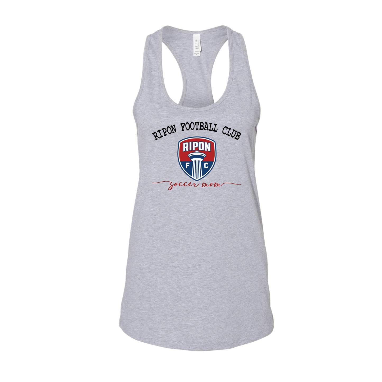 Glitter Soccer Mom Women's Racerback Tank Top
