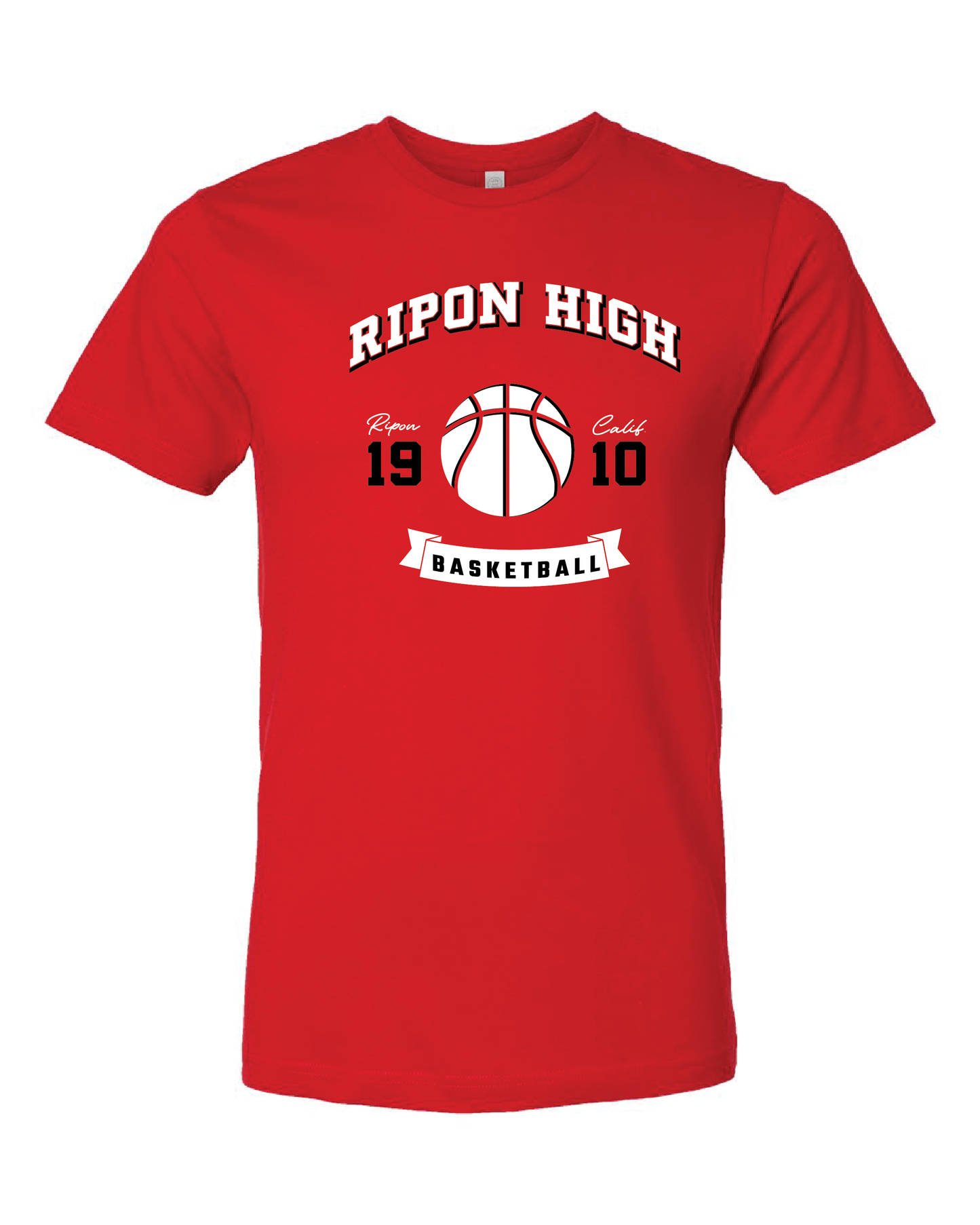 RHS Sports #1 Red Cotton Tee (choose your sport)