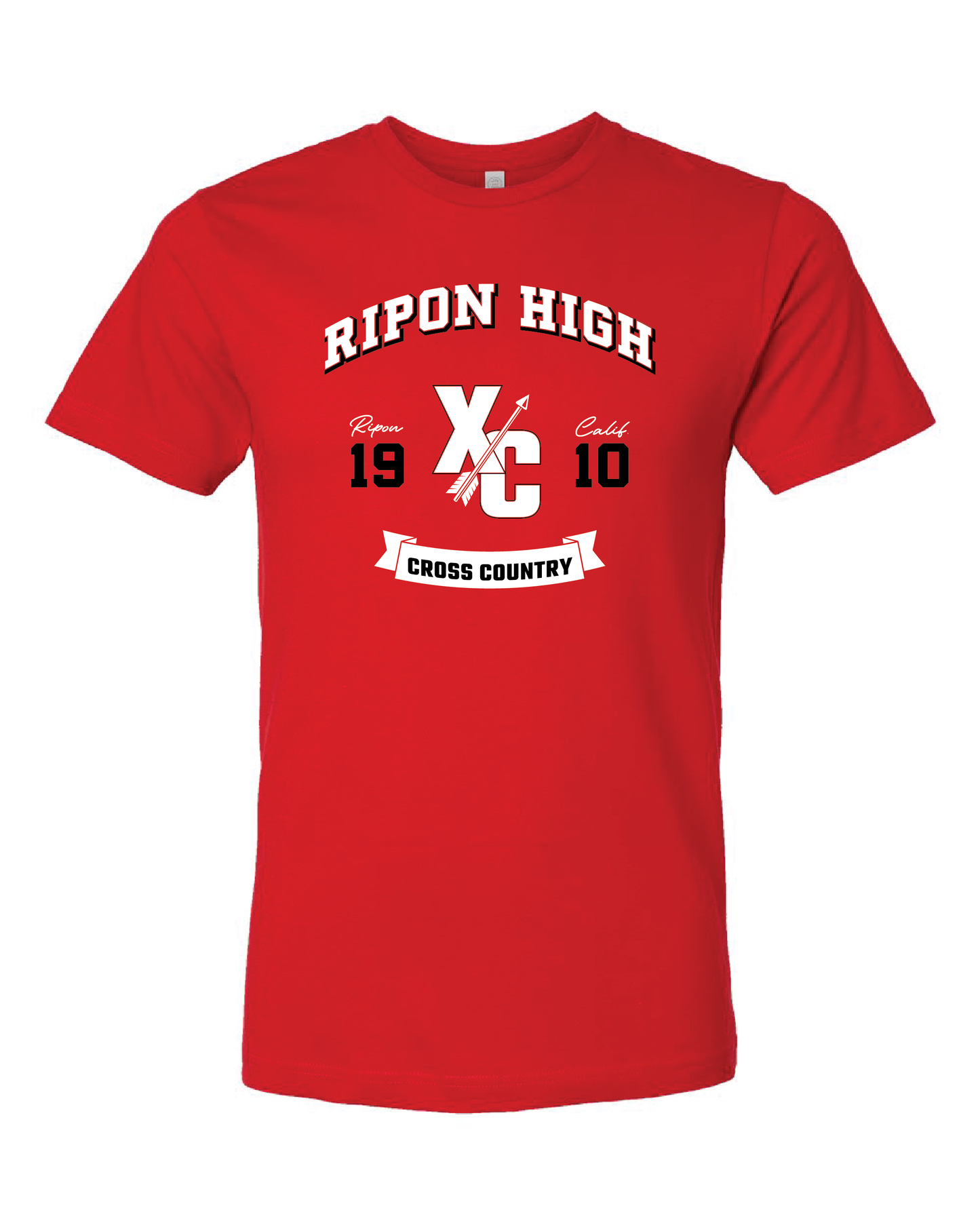 RHS Sports #1 Red Cotton Tee (choose your sport)