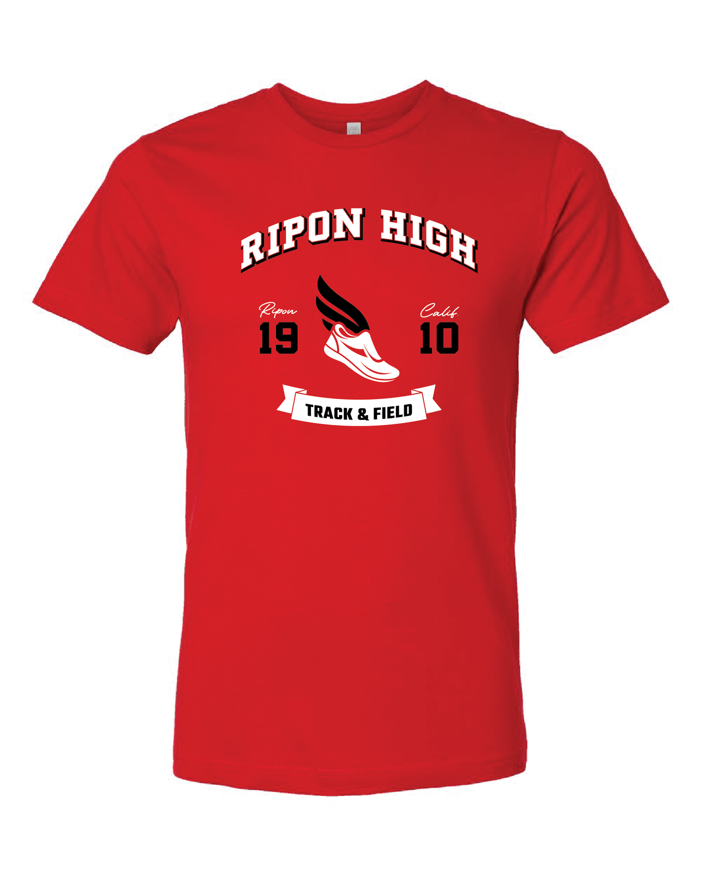 RHS Sports #1 Red Cotton Tee (choose your sport)