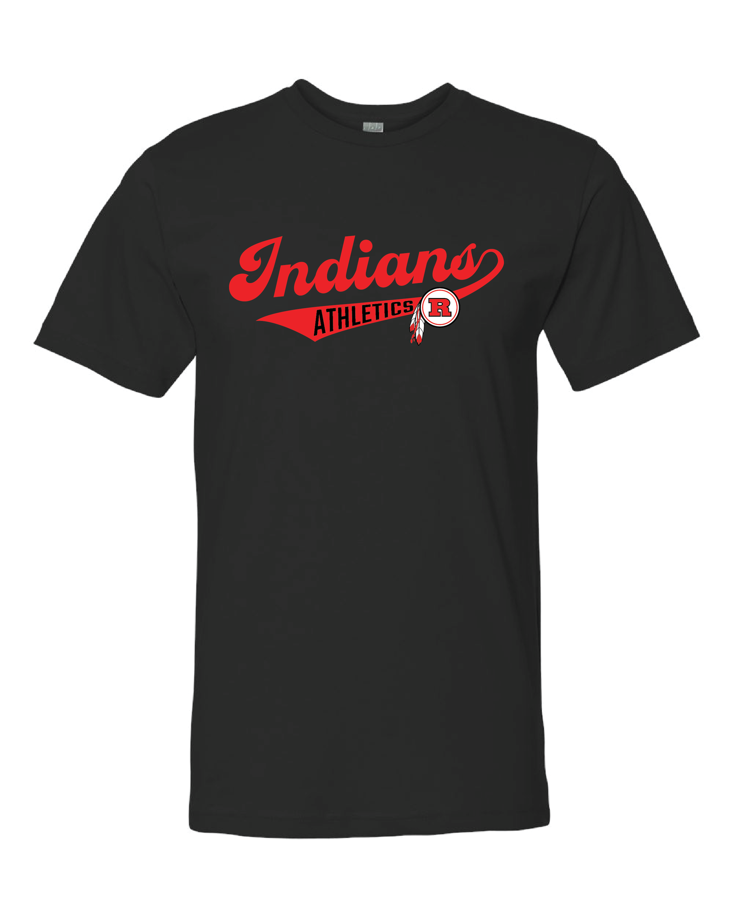 RHS Sports #2 Black Cotton Tee (choose your sport)