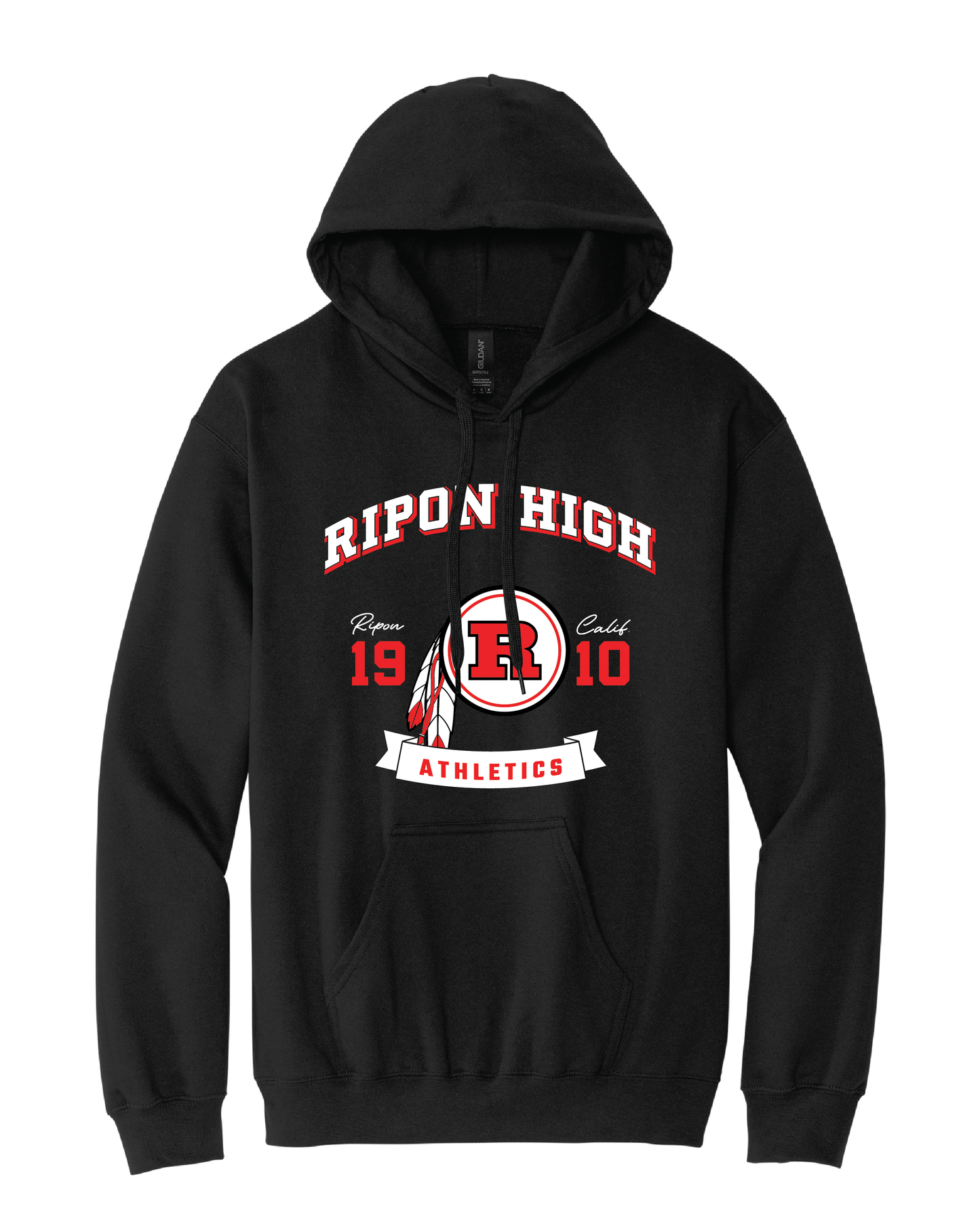 RHS Sports #1 Black Standard Hoodie (choose your sport)