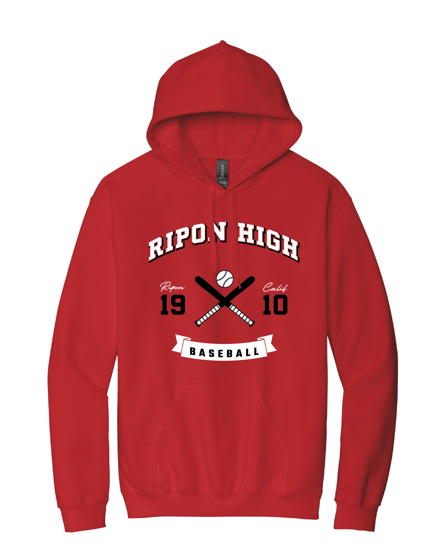 RHS Sports #1 Red Standard Hoodie (choose your sport)