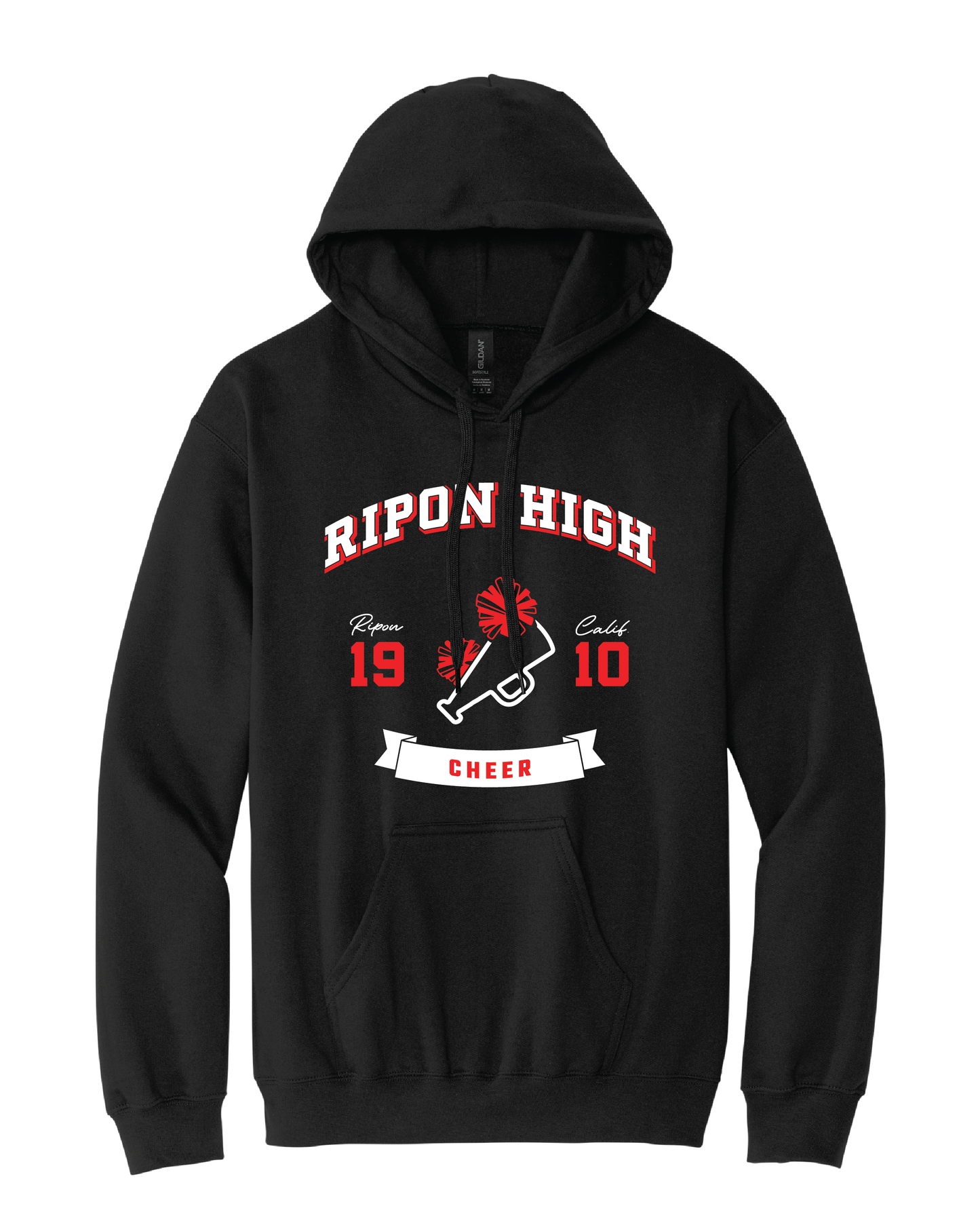 RHS Sports #1 Black Standard Hoodie (choose your sport)