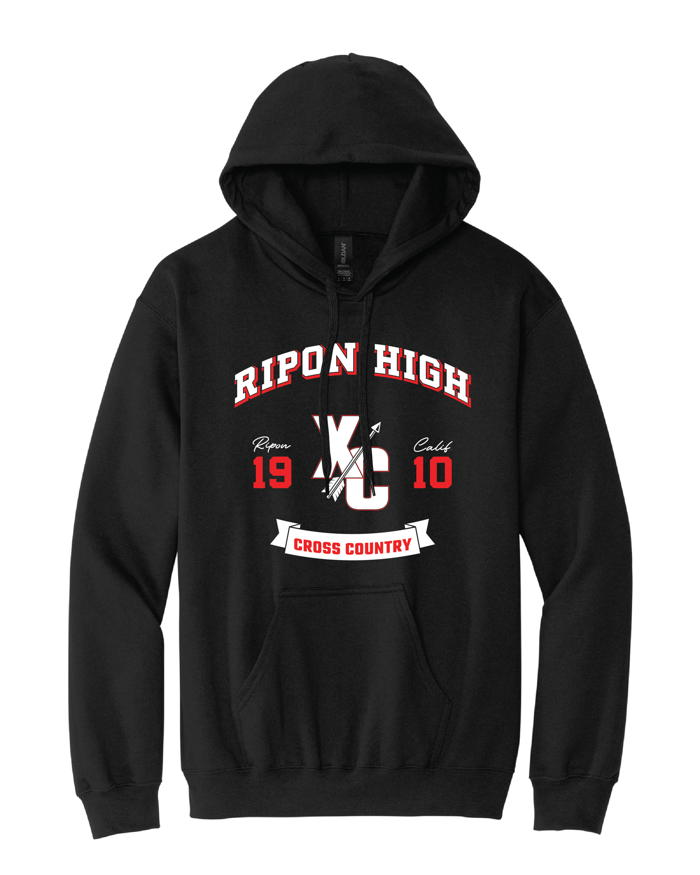 RHS Sports #1 Black Standard Hoodie (choose your sport)