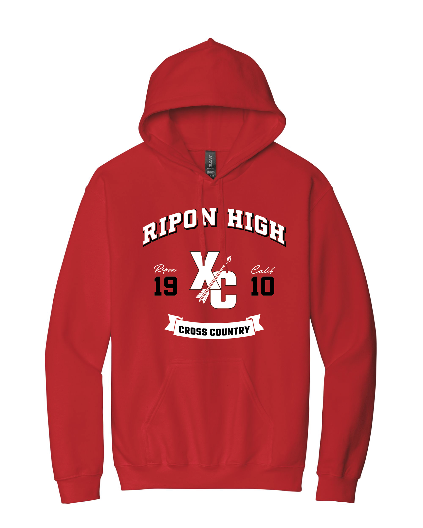 RHS Sports #1 Red Standard Hoodie (choose your sport)