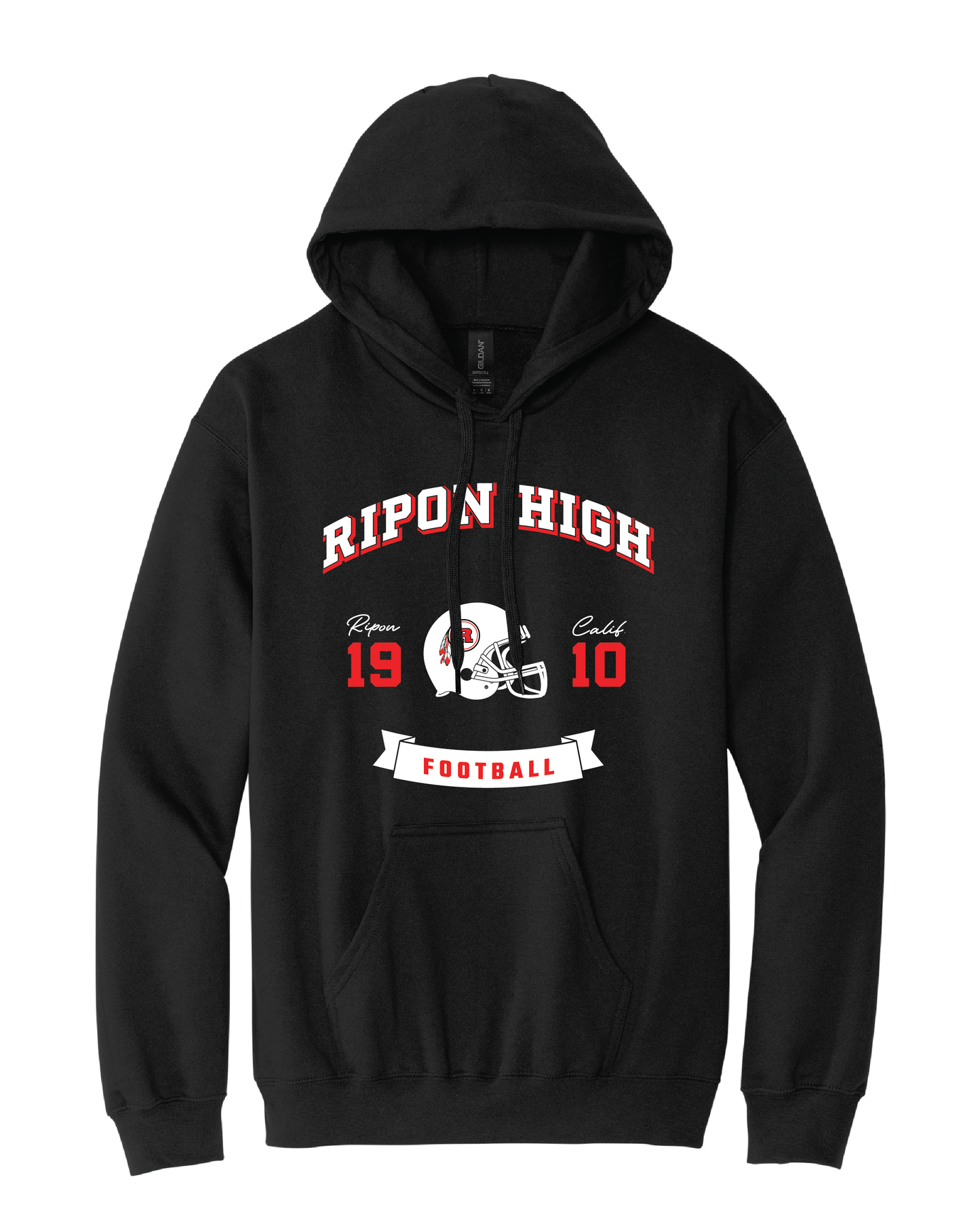 RHS Sports #1 Black Standard Hoodie (choose your sport)