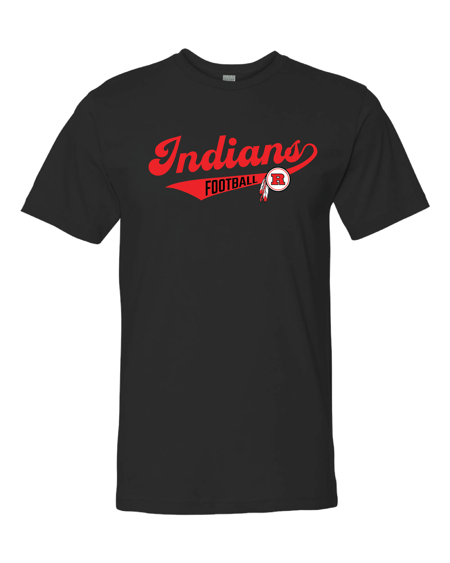 RHS Sports #2 Black Cotton Tee (choose your sport)