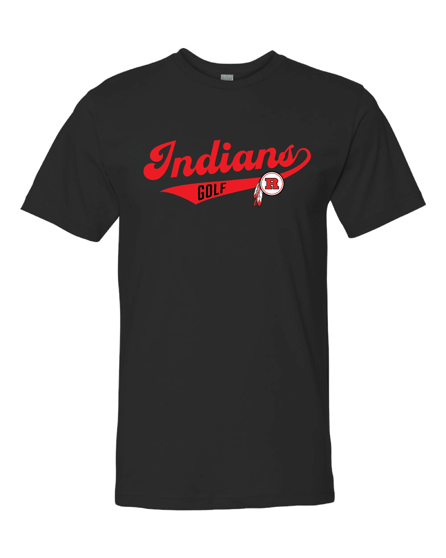 RHS Sports #2 Black Cotton Tee (choose your sport)