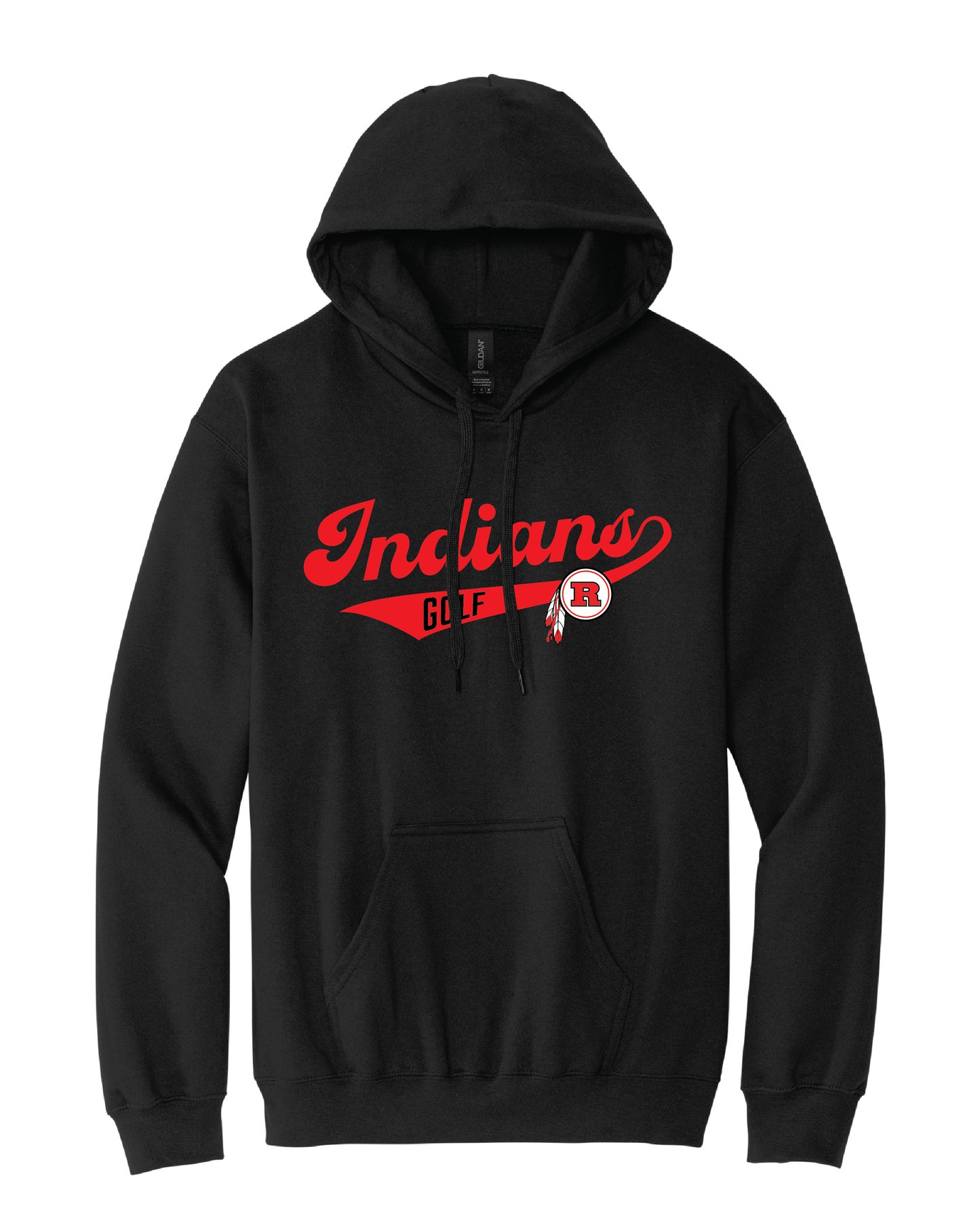 RHS Sports #2 Black Standard Hoodie (choose your sport)