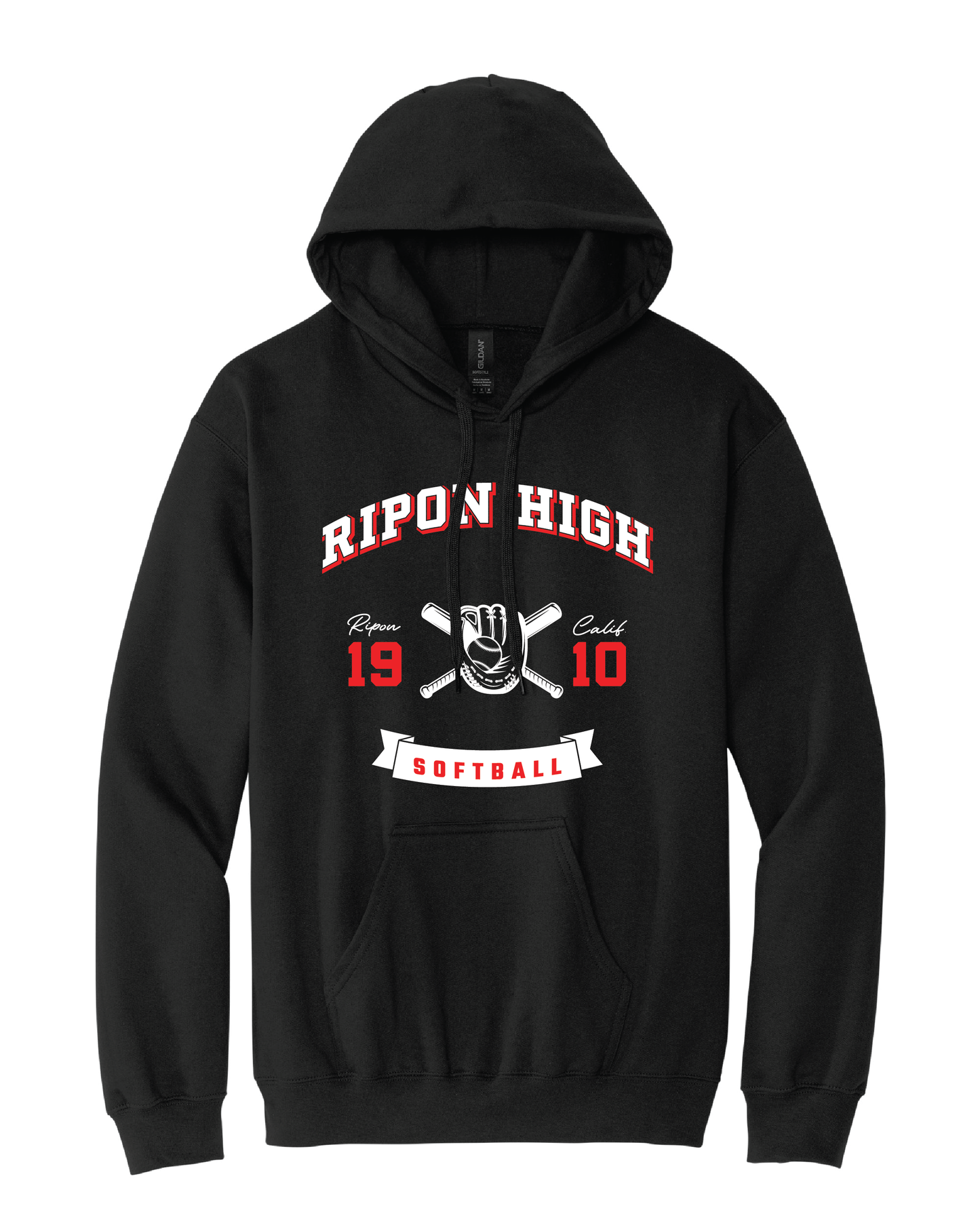 RHS Sports #1 Black Standard Hoodie (choose your sport)
