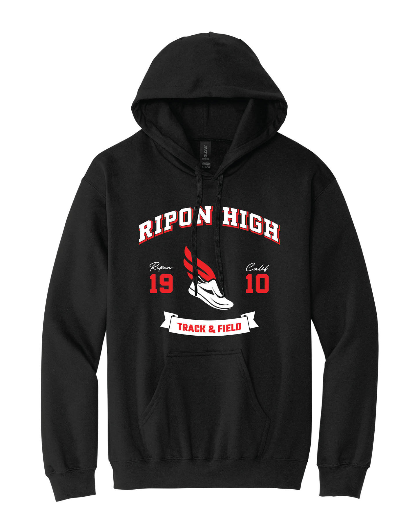 RHS Sports #1 Black Standard Hoodie (choose your sport)