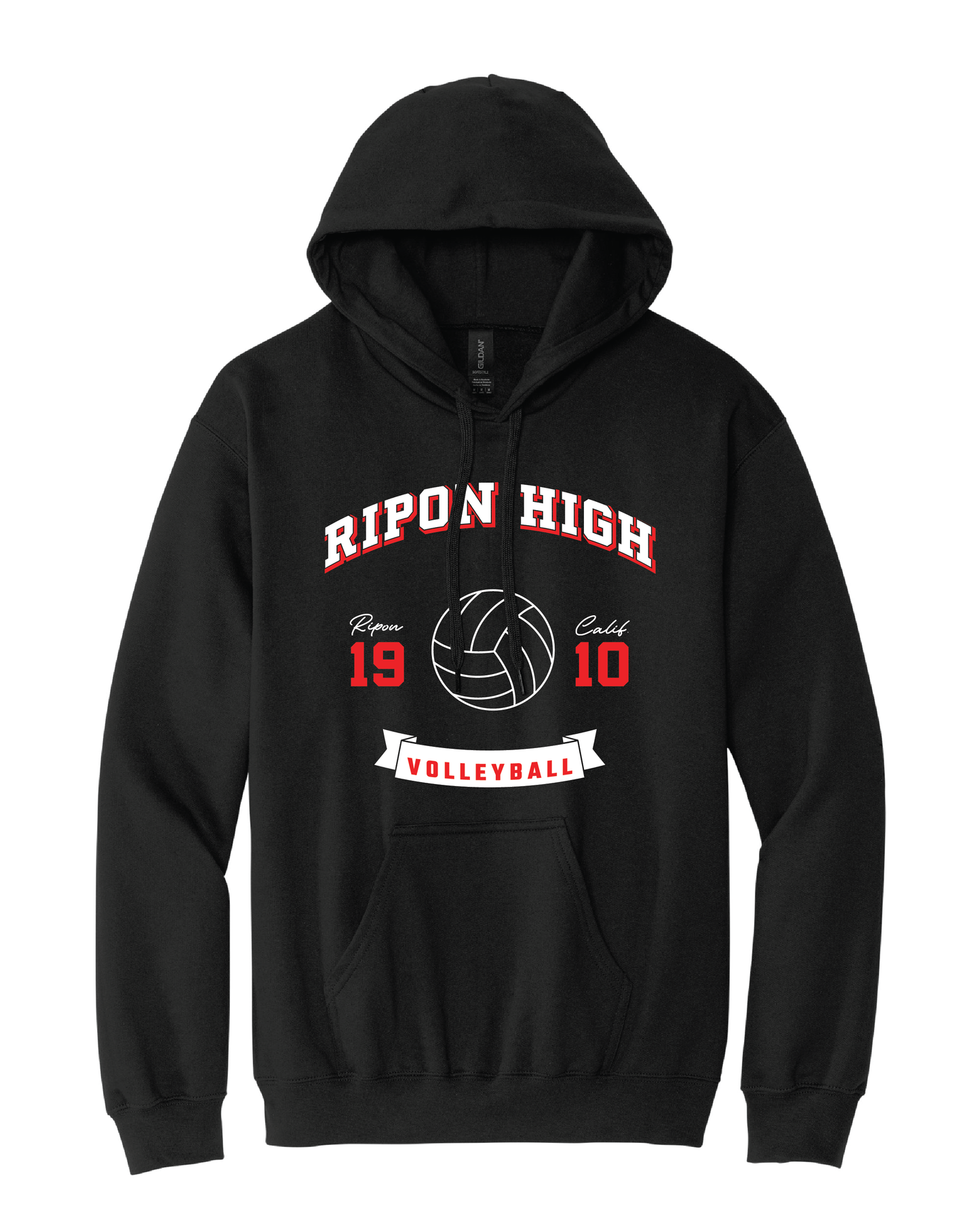 RHS Sports #1 Black Standard Hoodie (choose your sport)