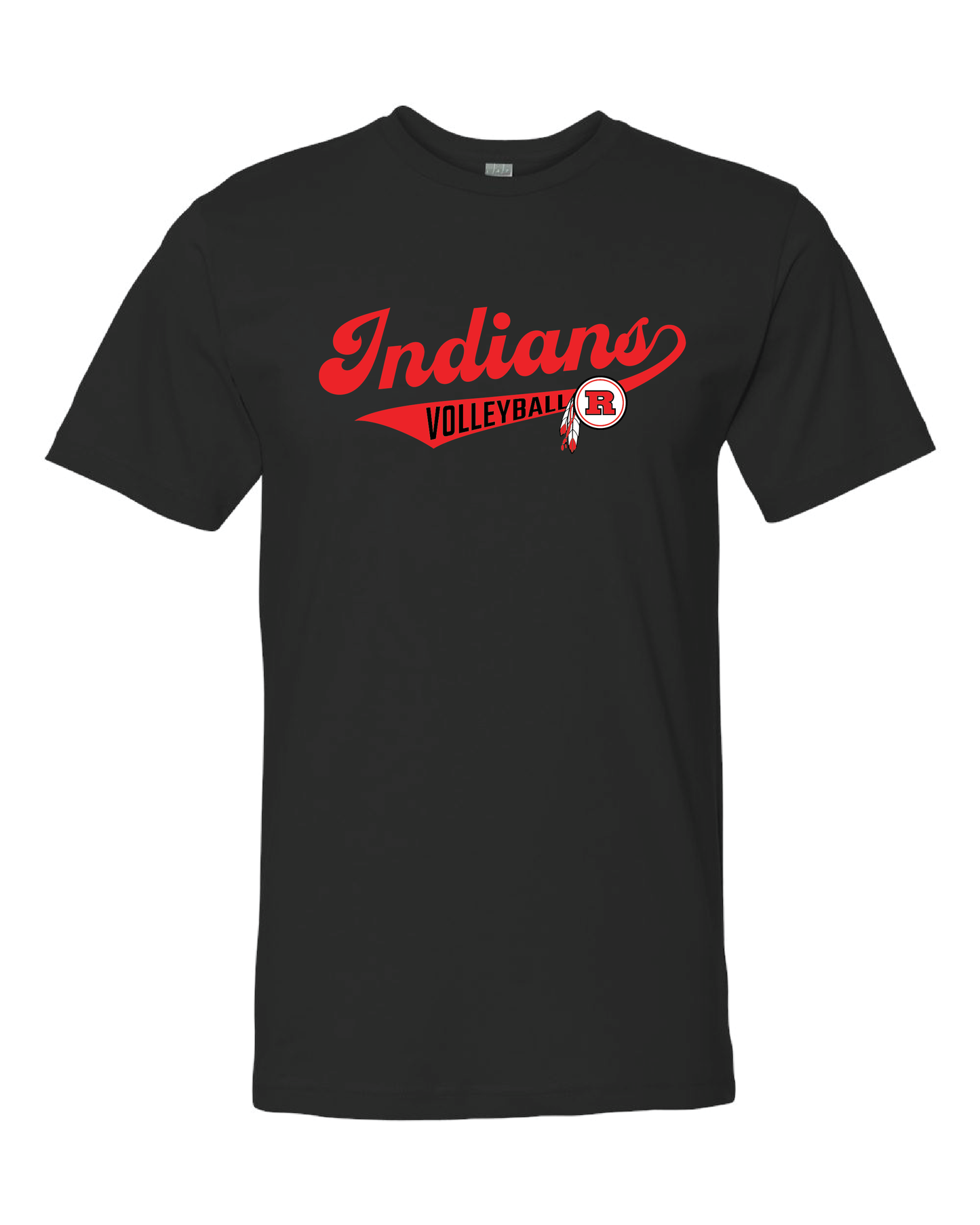 RHS Sports #2 Black Cotton Tee (choose your sport)
