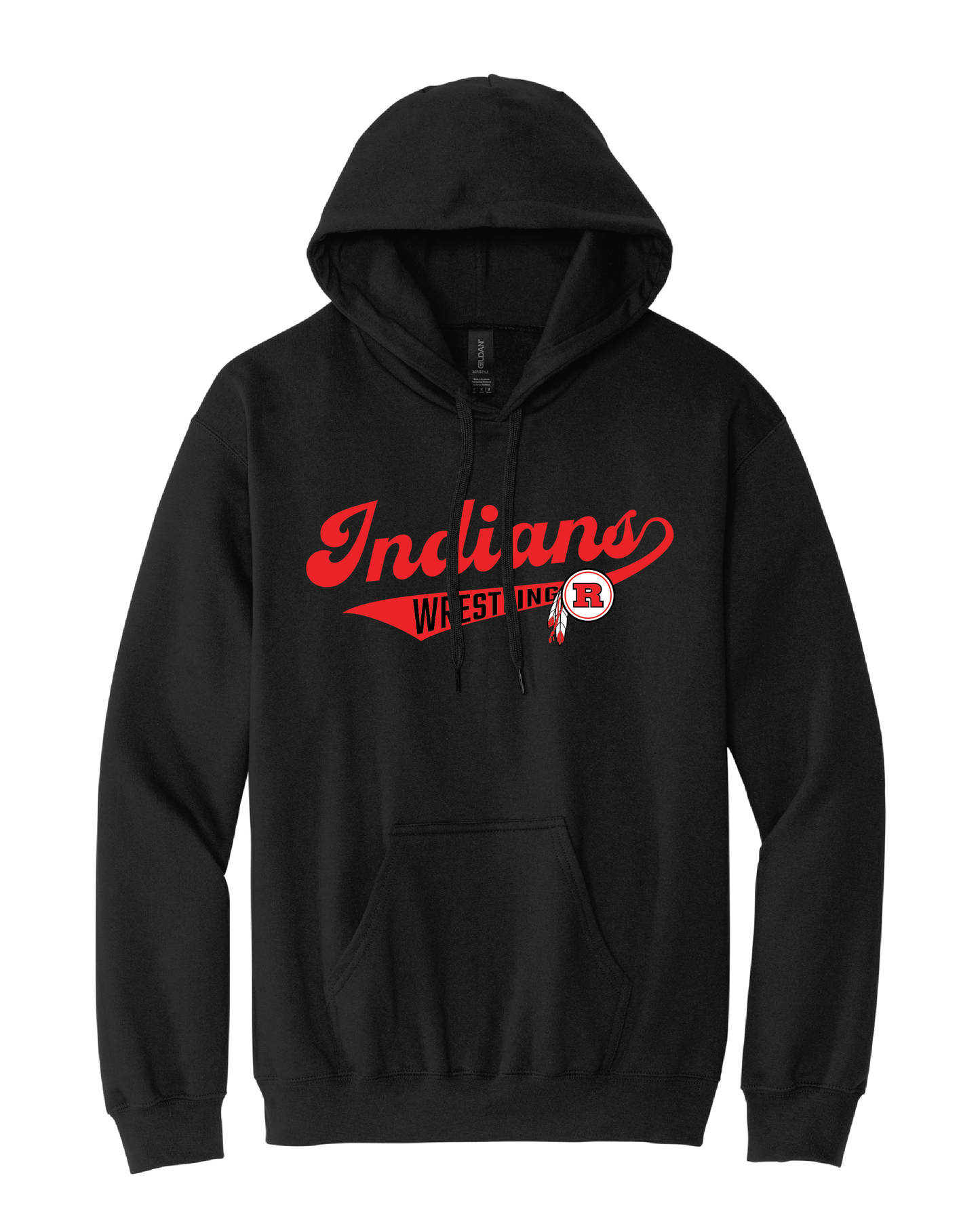 RHS Sports #2 Black Standard Hoodie (choose your sport)