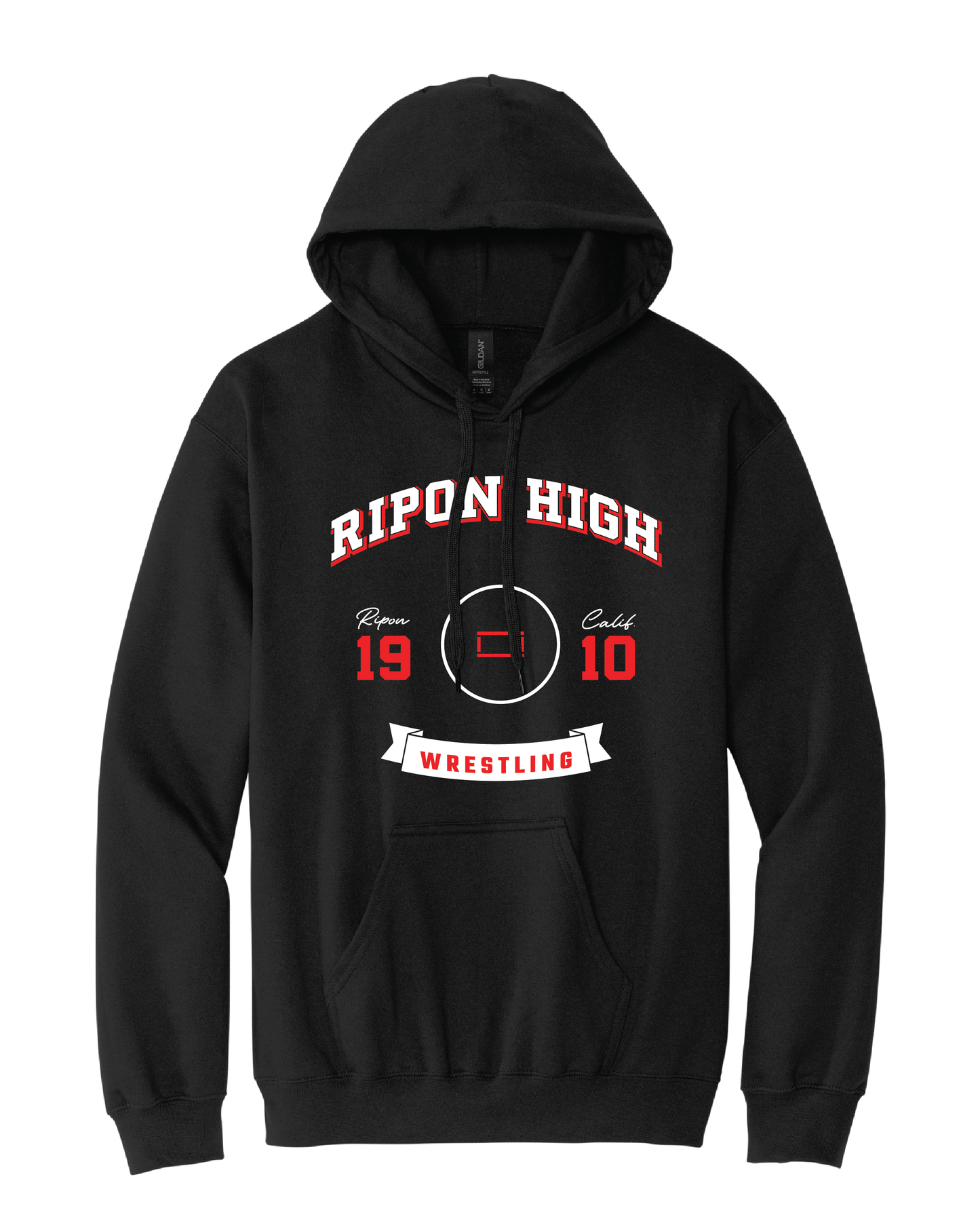 RHS Sports #1 Black Standard Hoodie (choose your sport)