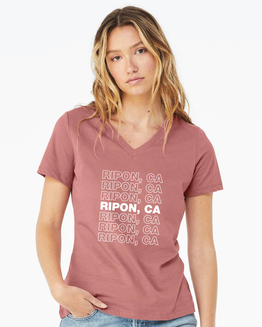 Ripon, CA Women's V-Neck