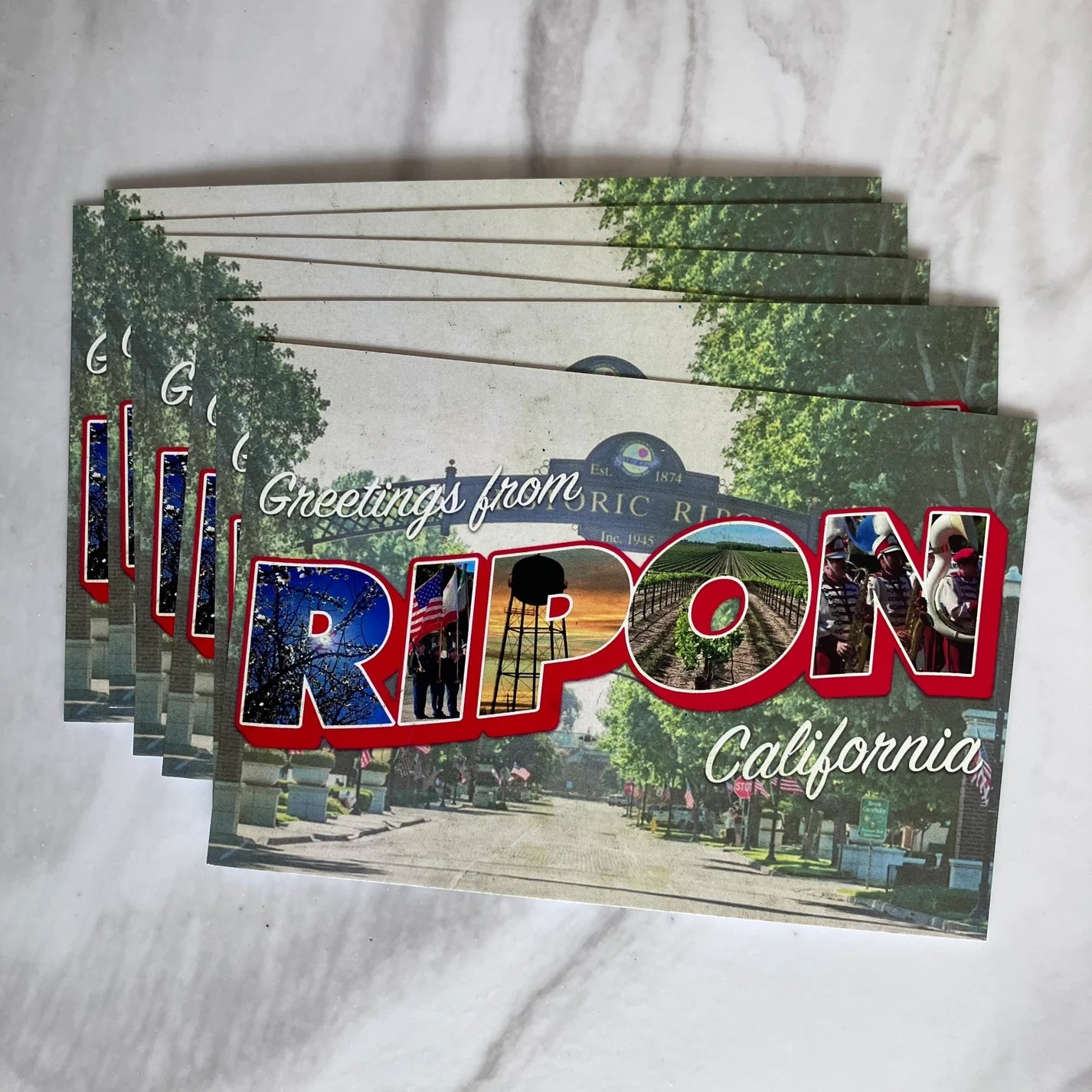 Greetings from Ripon Postcard