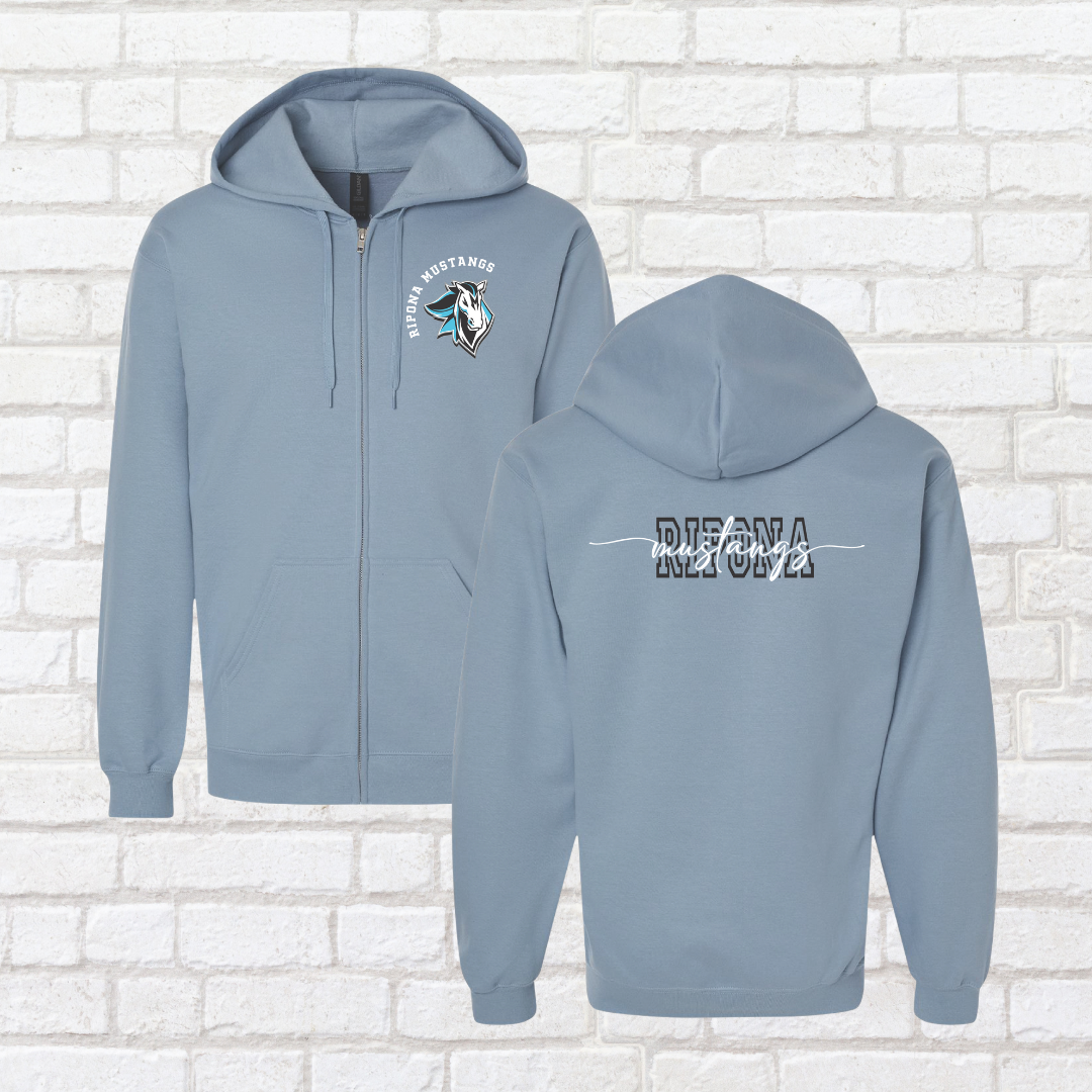 Ripona Puff Zip Up Hoodie