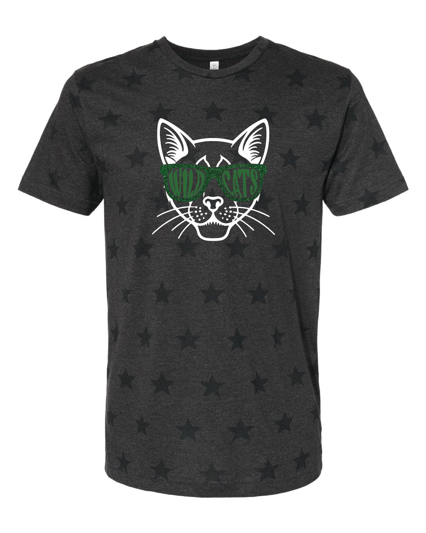 Glitter Cat Glasses Shirt