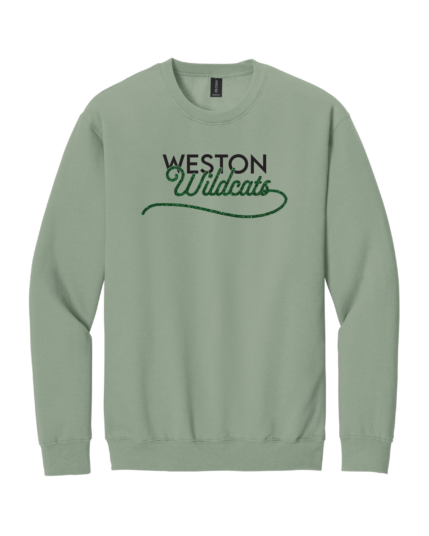 Glitter Script Crewneck