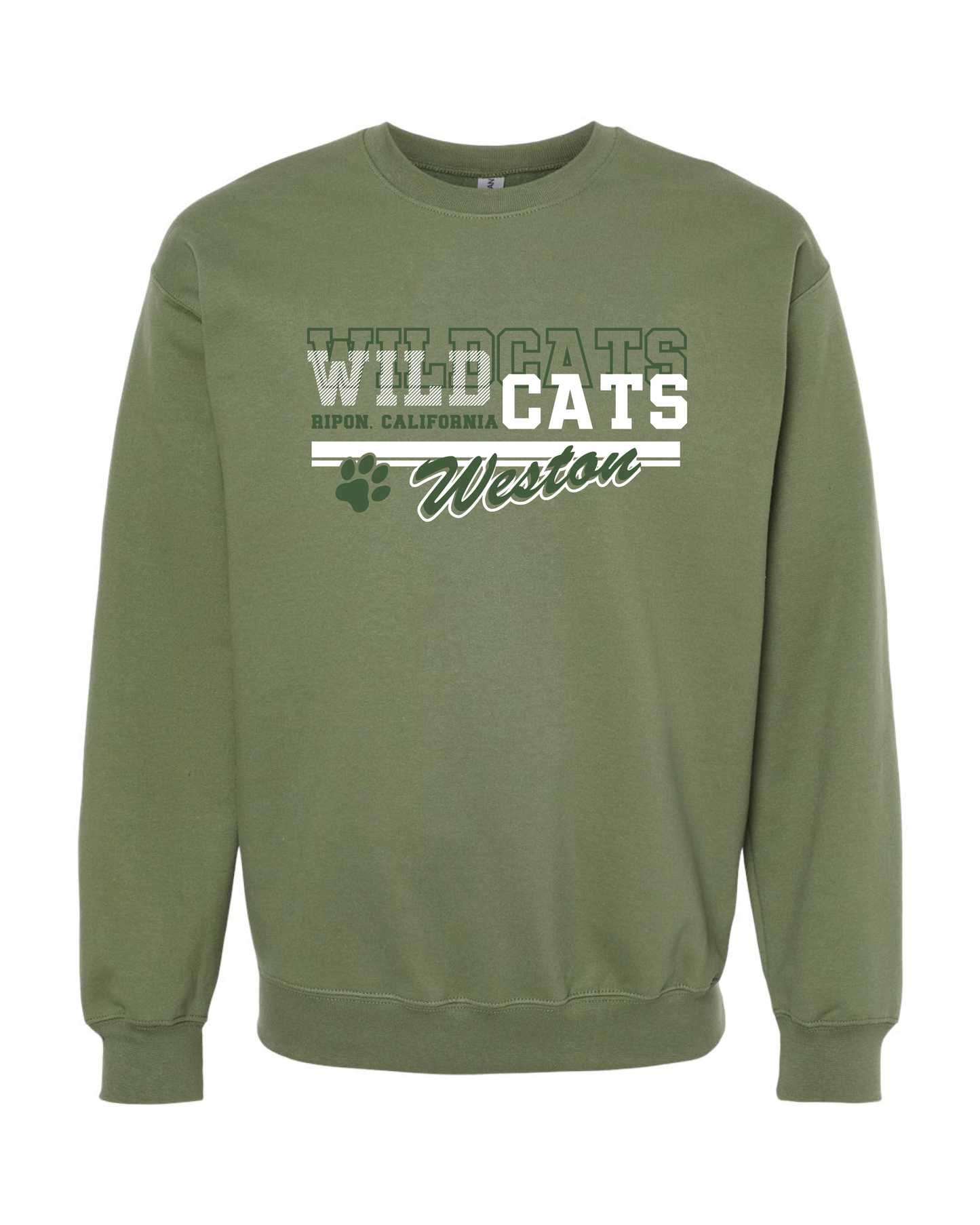 Wildcats Line Art Crewneck