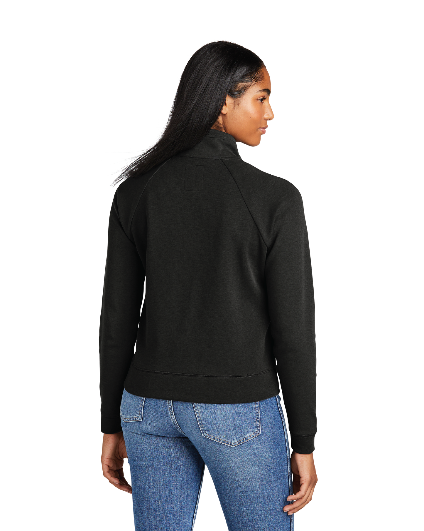 Women's Cropped 1/2 Zip Sweatshirt