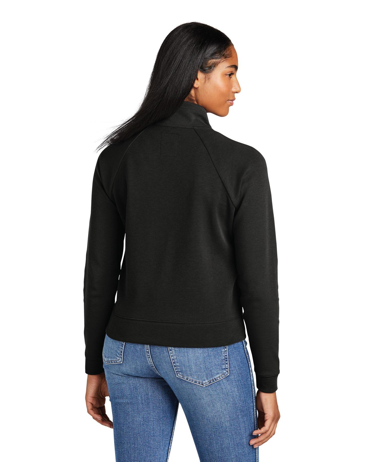 Women's Cropped 1/2 Zip Sweatshirt