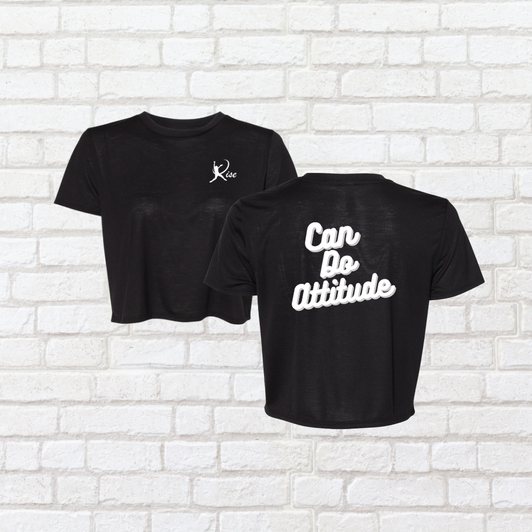 Can Do Flowy Crop Tee