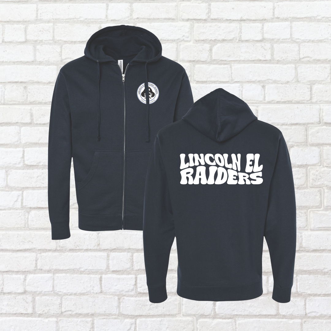 Raiders Puff Zip Up Hoodie