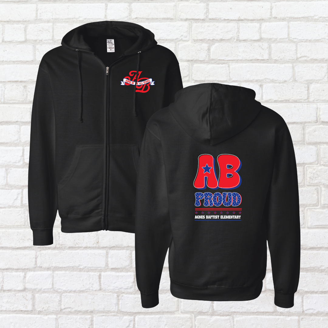 AB Proud Zip Up Hoodie