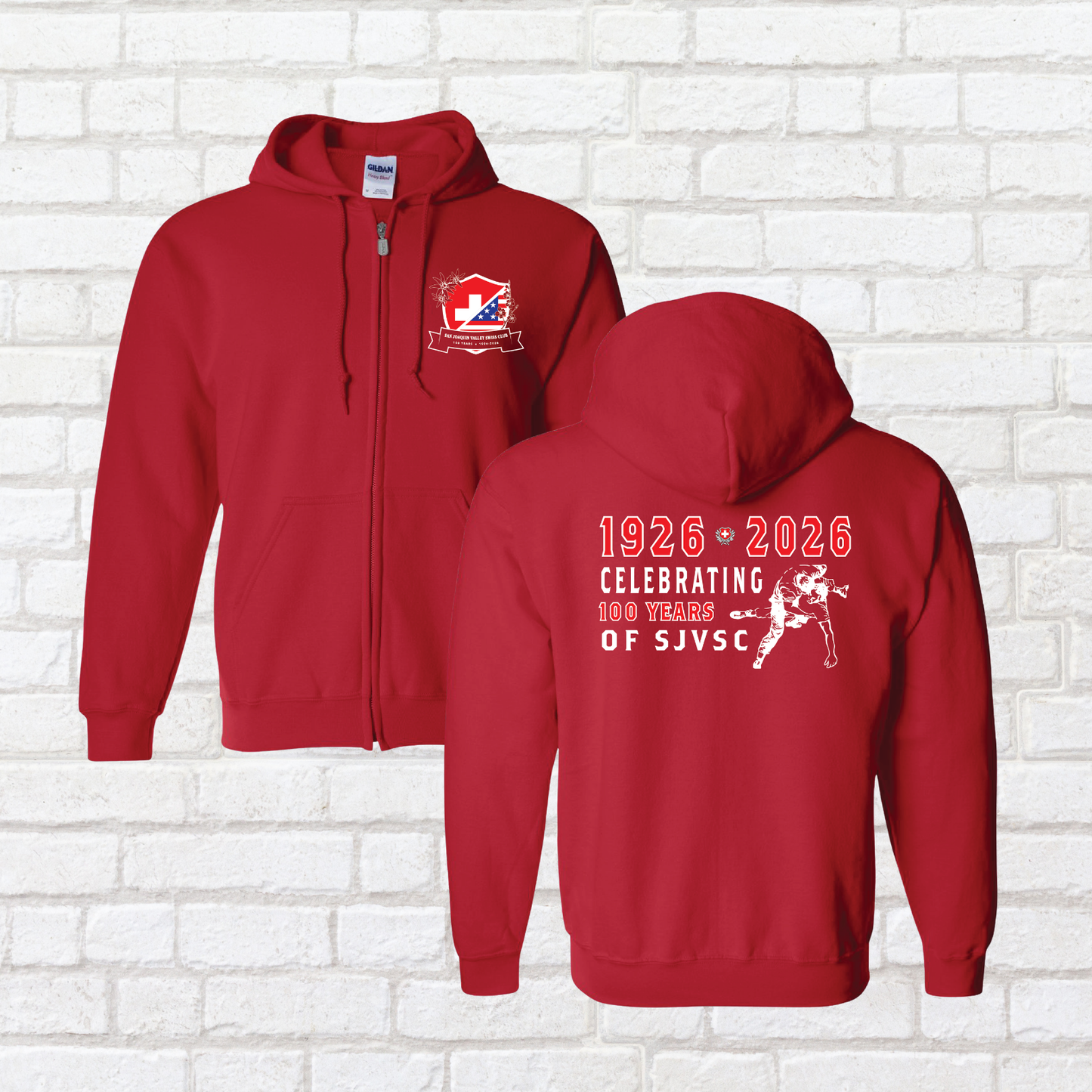 100th Anniversary Zip Up Hoodie