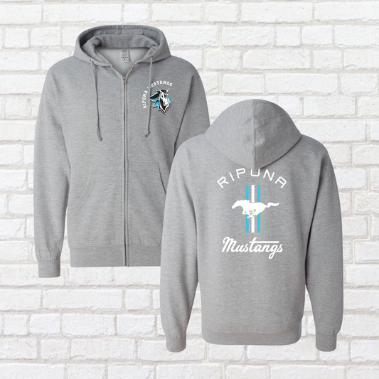 Ripona Mustang Zip Up Hoodie