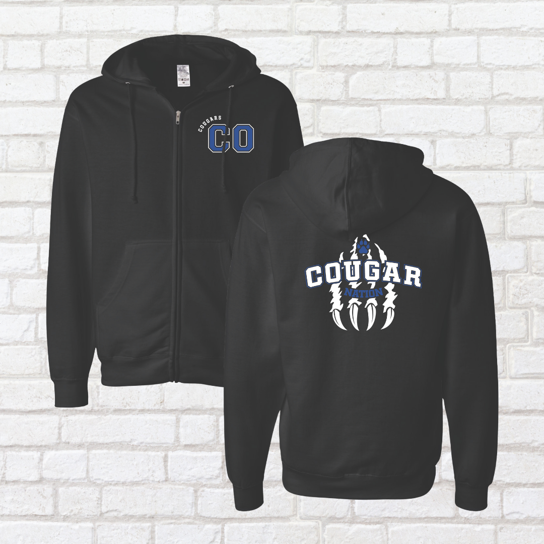 Slasher Cat Zip Up Hoodie