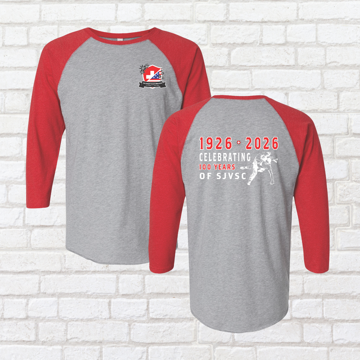 SJVSC Baseball Style Tee (Choose your Design!)