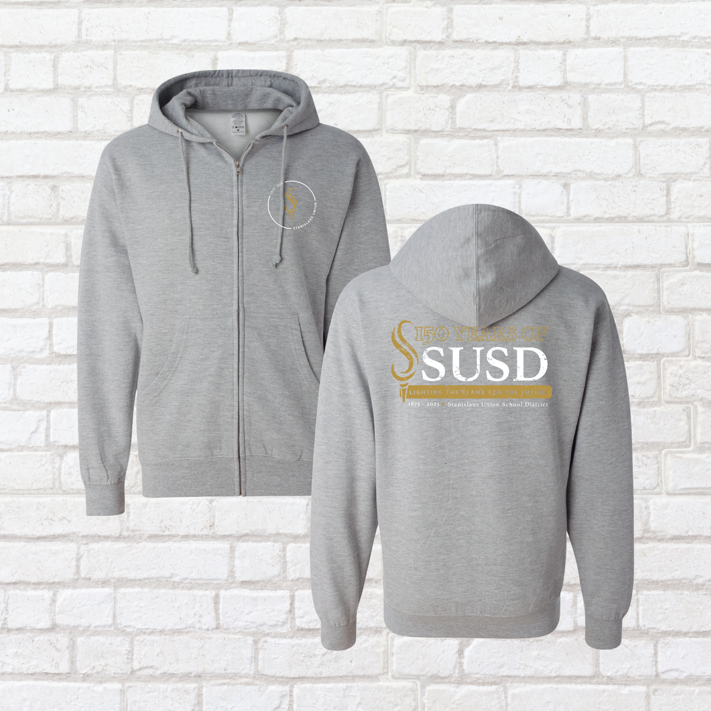 Vintage SUSD Zip Up Hoodie