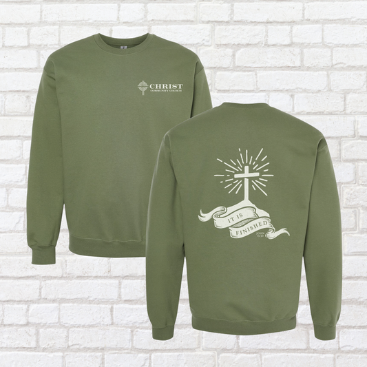 It is Finished Crewneck Sweatshirt