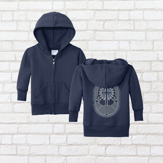 With Christ Kid's ZipUp Hoodie
