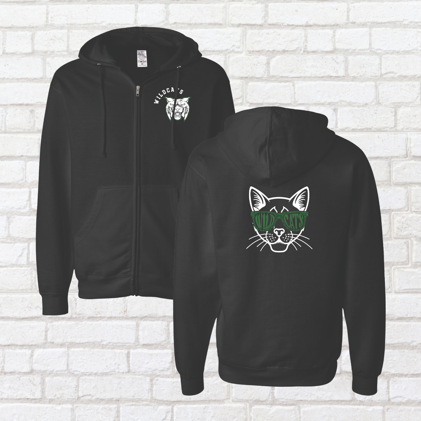 Weston Glitter Glasses Zip Up