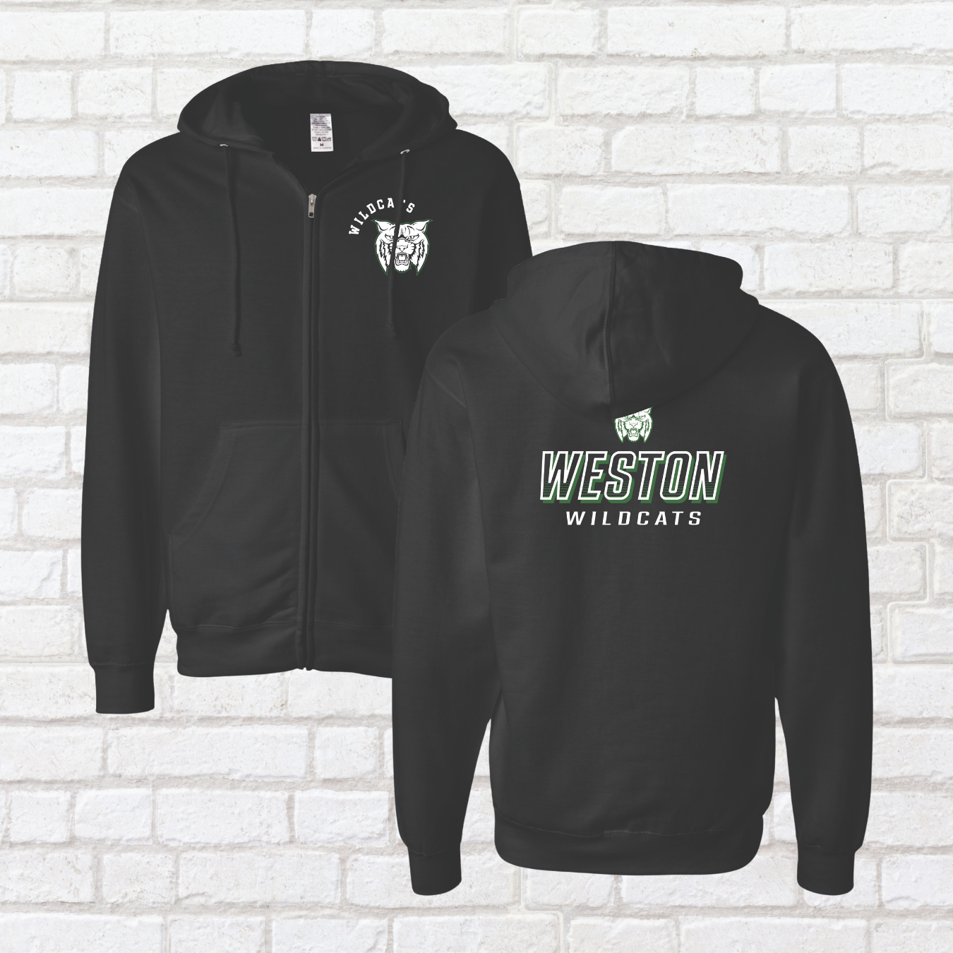 Weston Athletic Zip Up Hoodie