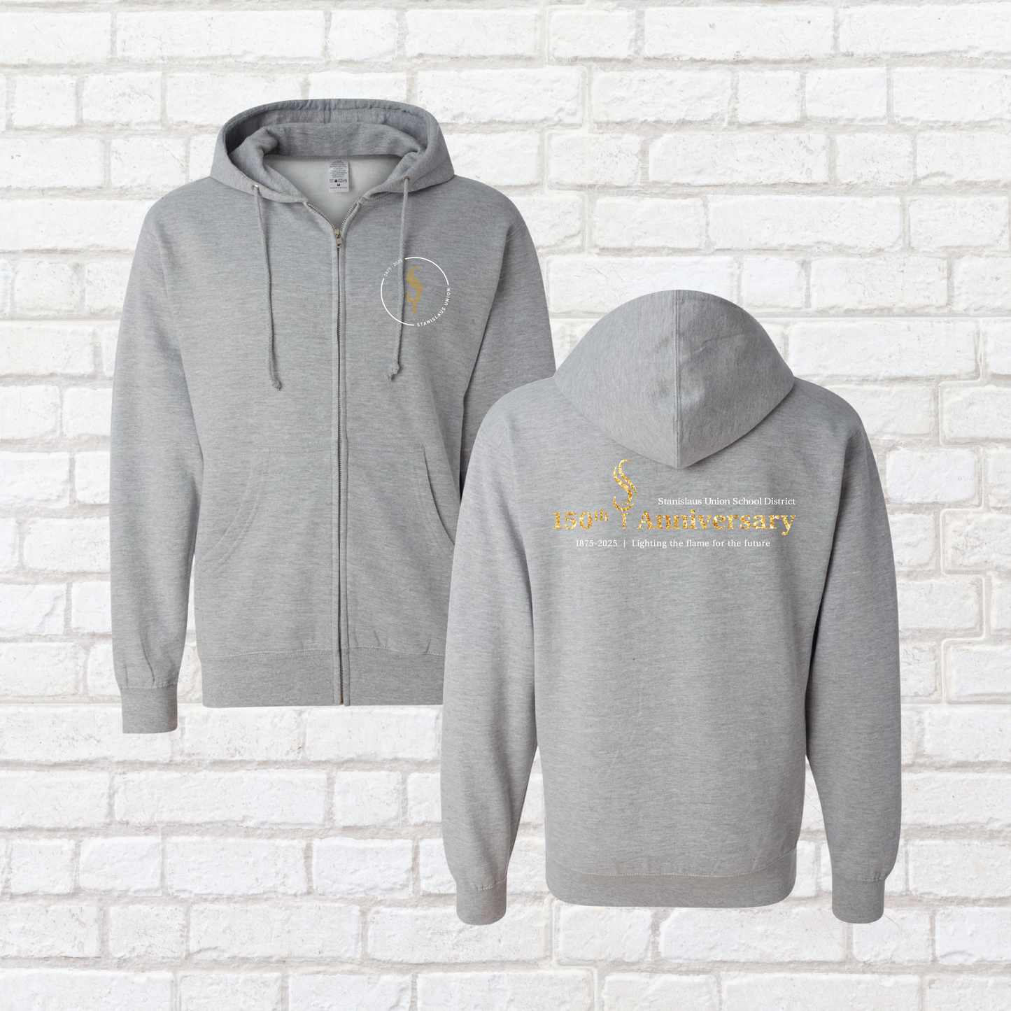 Glitter SUSD Zip Up Hoodie