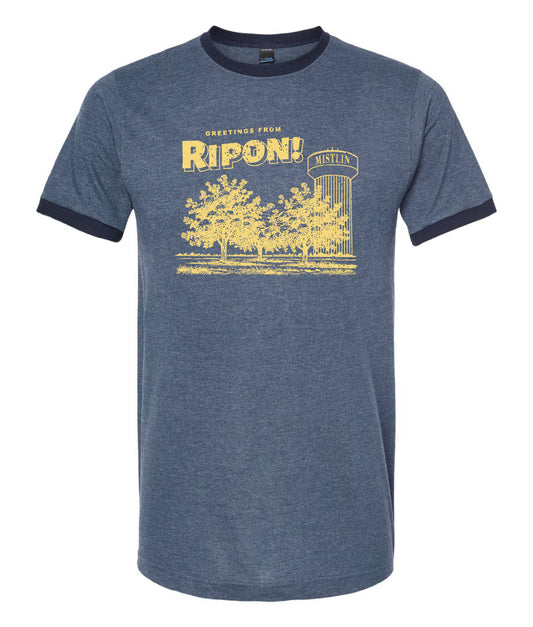 Ripon Ringer Tee (Choose your Design!)