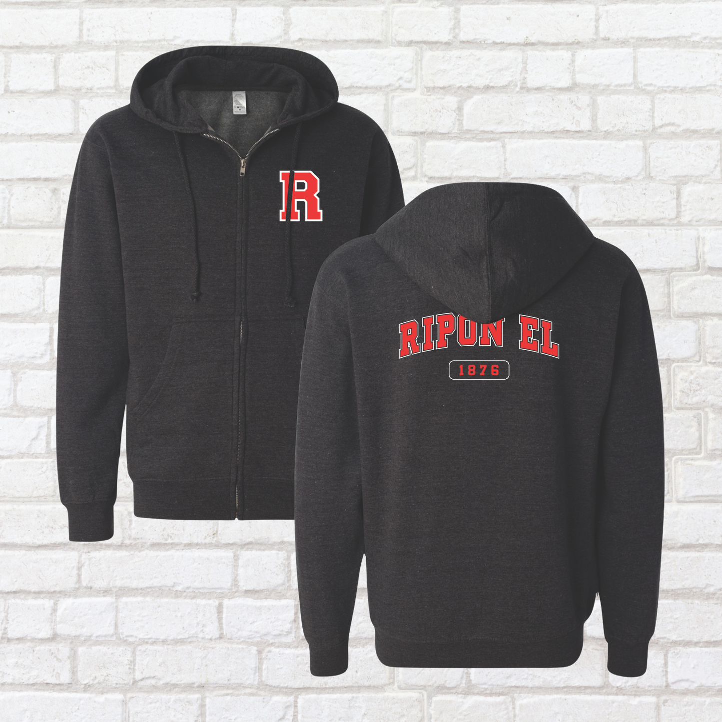 Ripon El Classic Zip Up Hoodie