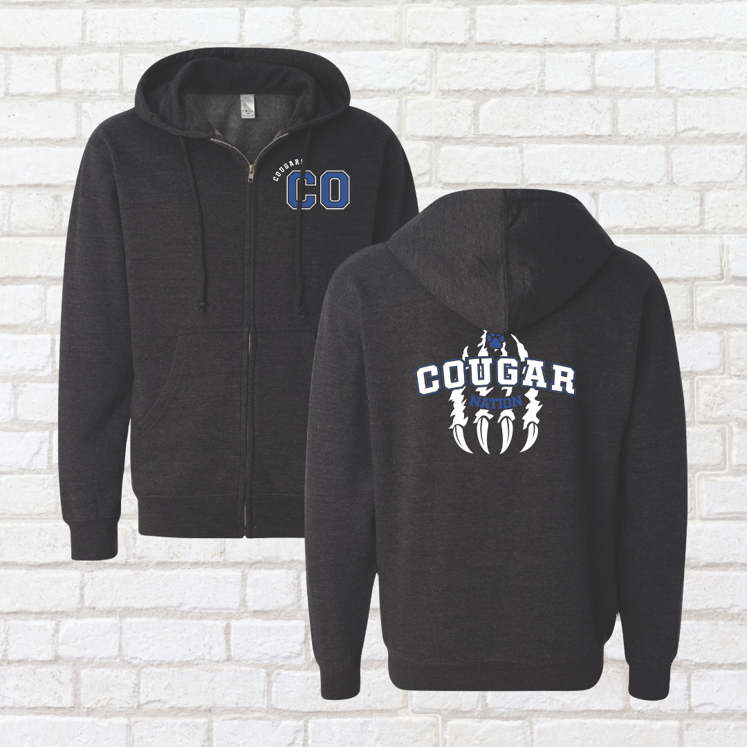 Slasher Cat Zip Up Hoodie