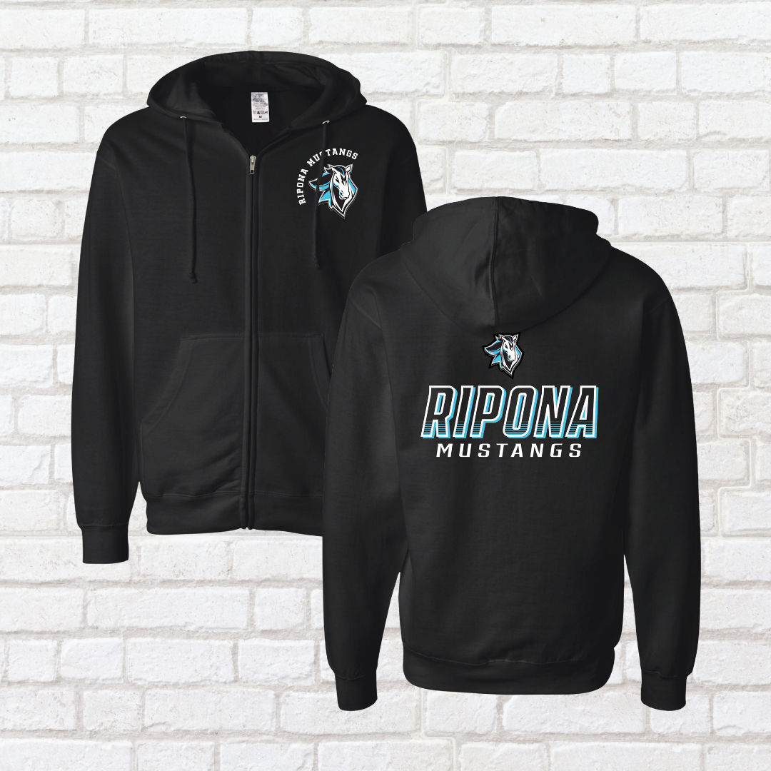 Athletic Ripona Zip Up Hoodie