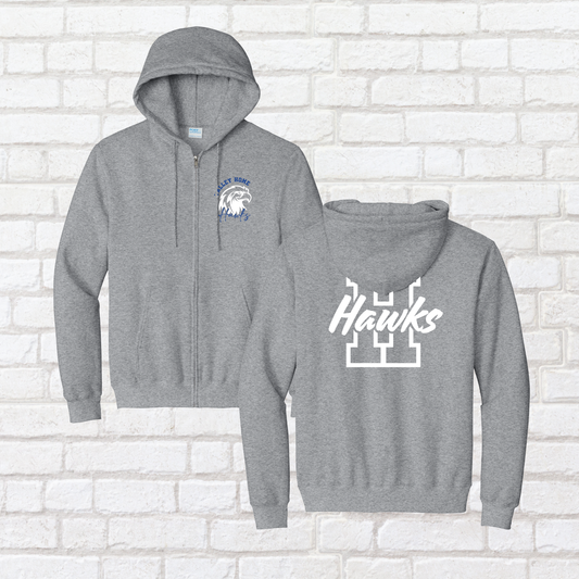 LC 2/Logo 3 Valley Home Zip Up Hoodie