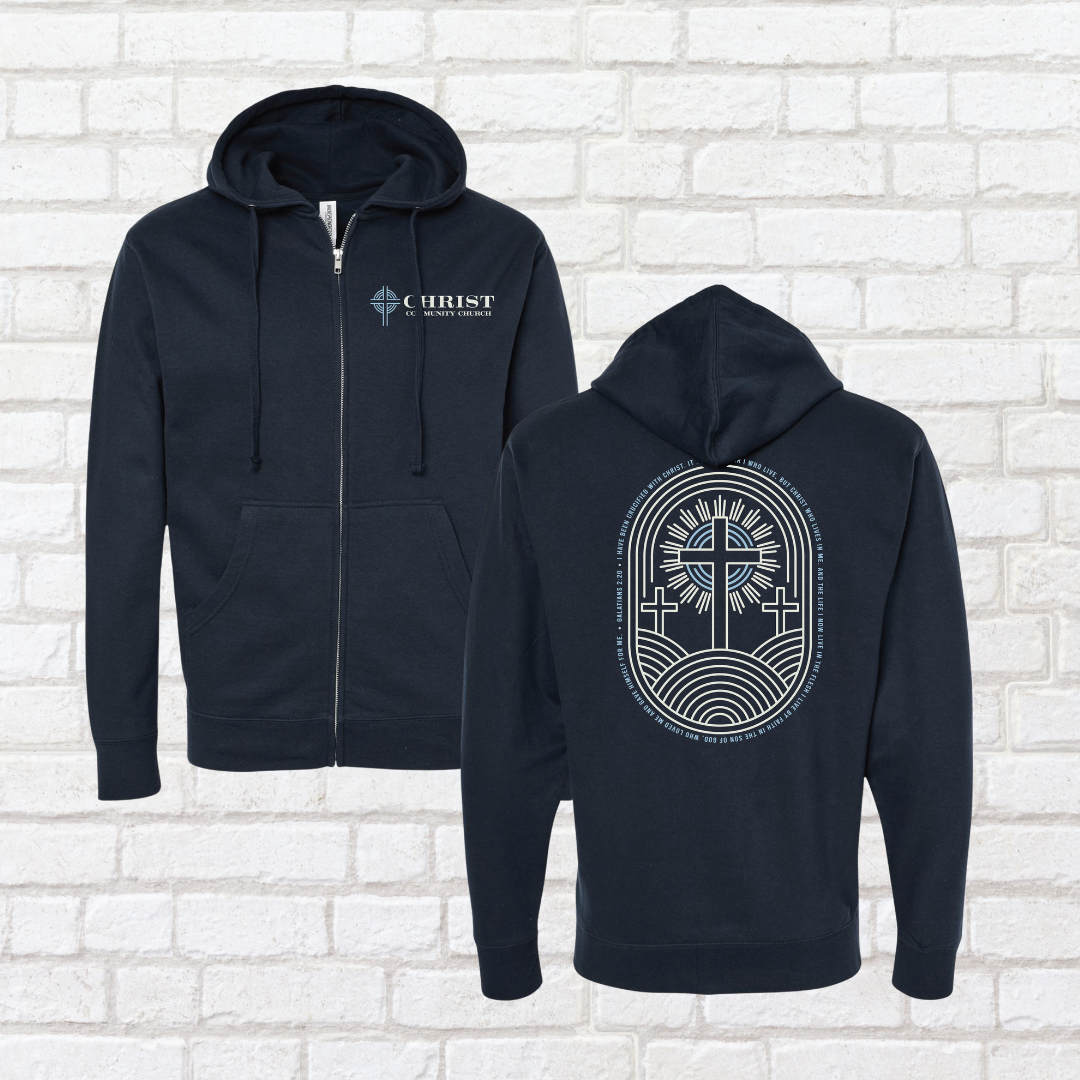 With Christ ZipUp Hoodie