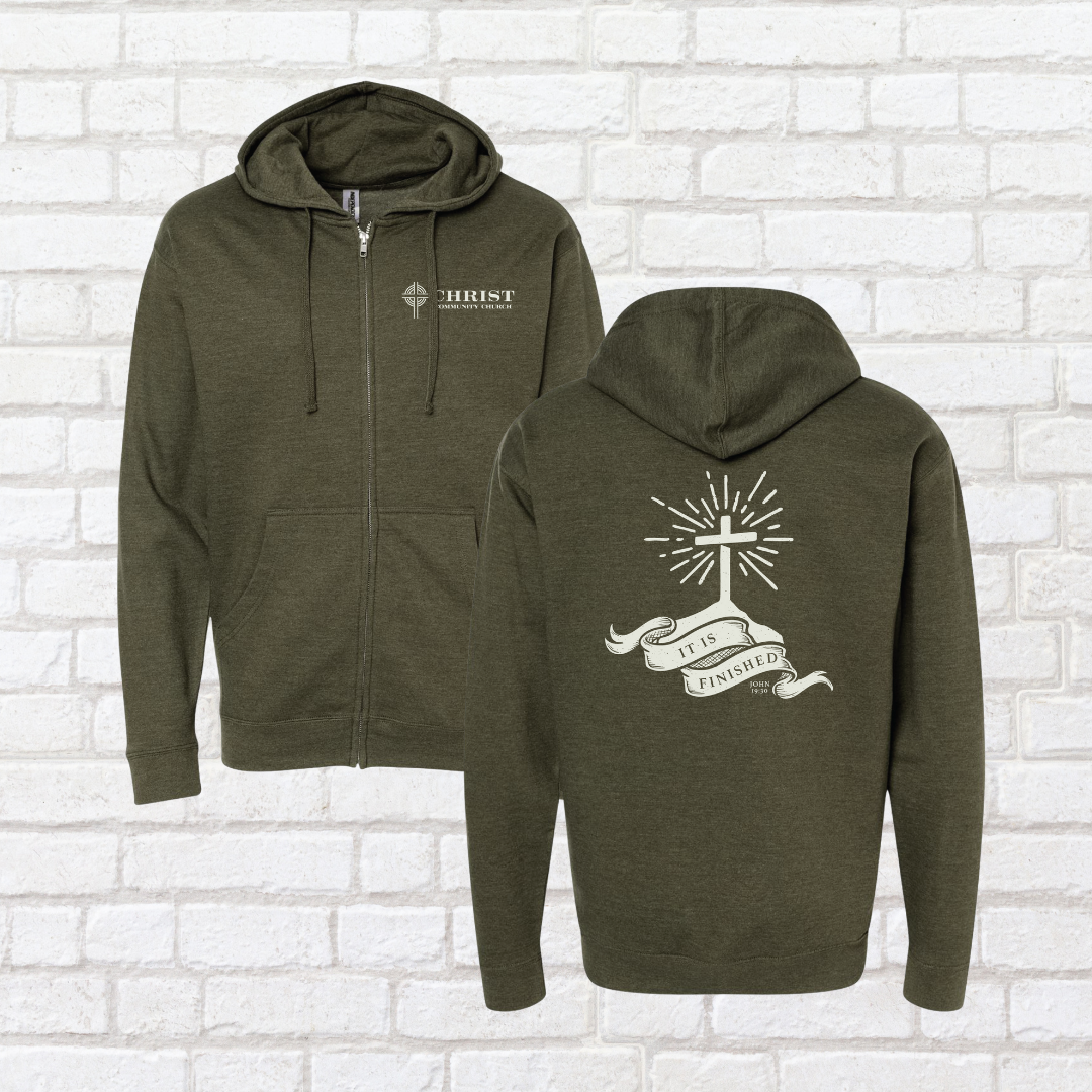 It is Finished ZipUp Hoodie