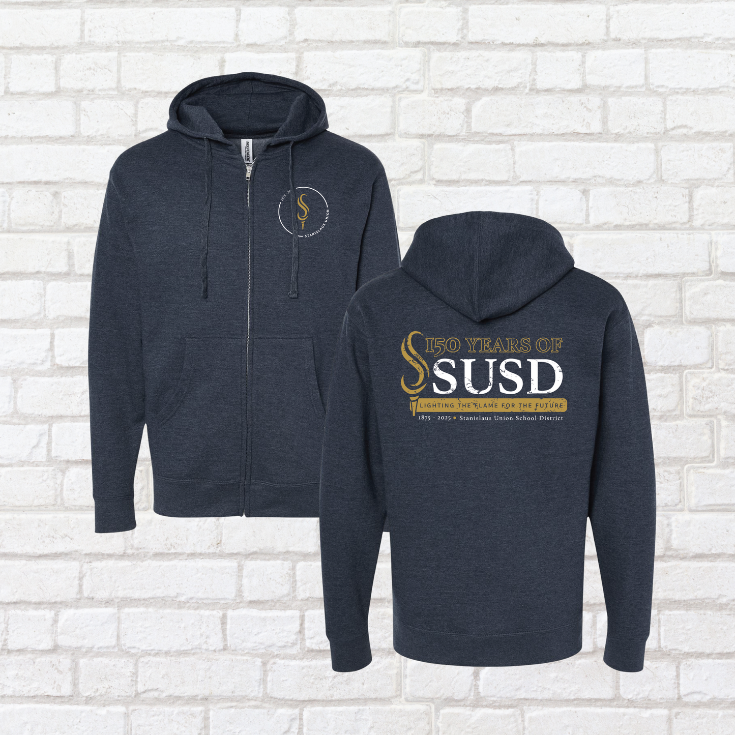 Vintage SUSD Zip Up Hoodie
