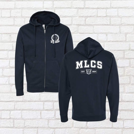 MLCS Classic Cougar Zip Up Hoodie